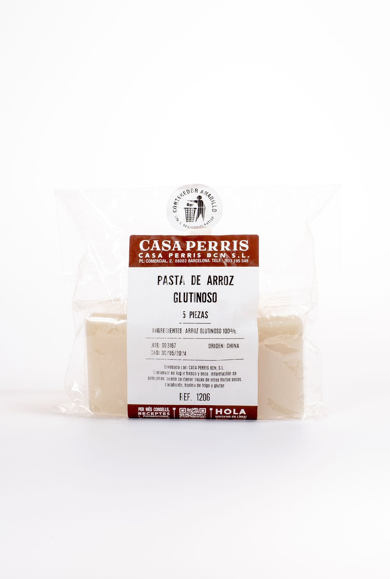 pastel arroz glutinoso kirimochi